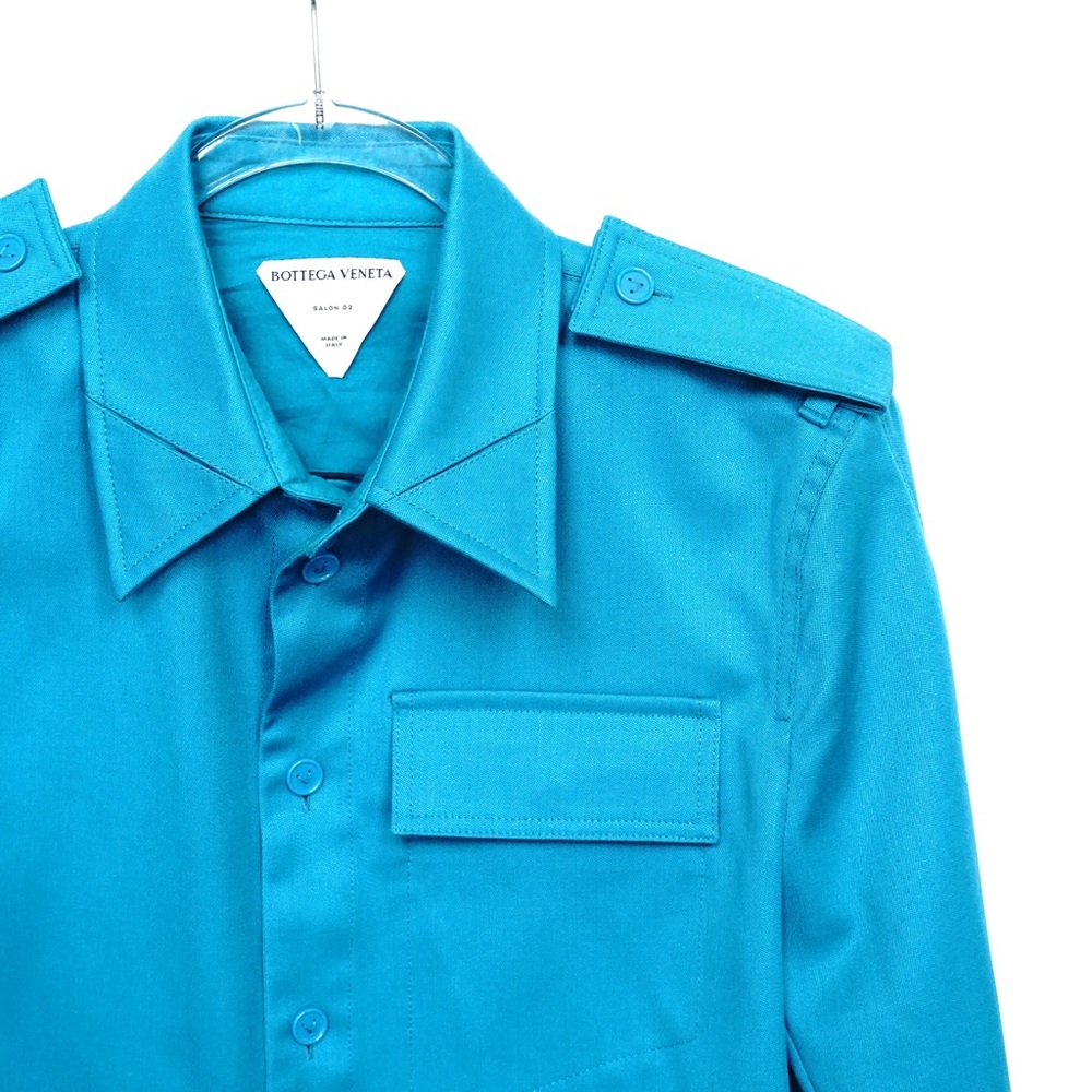 Bottega Veneta Wool Epaulette Shirt - Picture 4 of 7